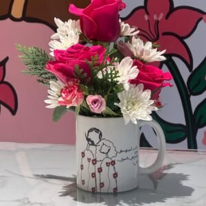 كوب الورد